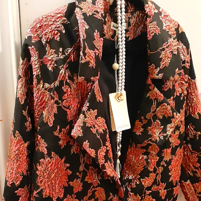 For Love & Lemons Jacket + Bonud Pearl Necklace